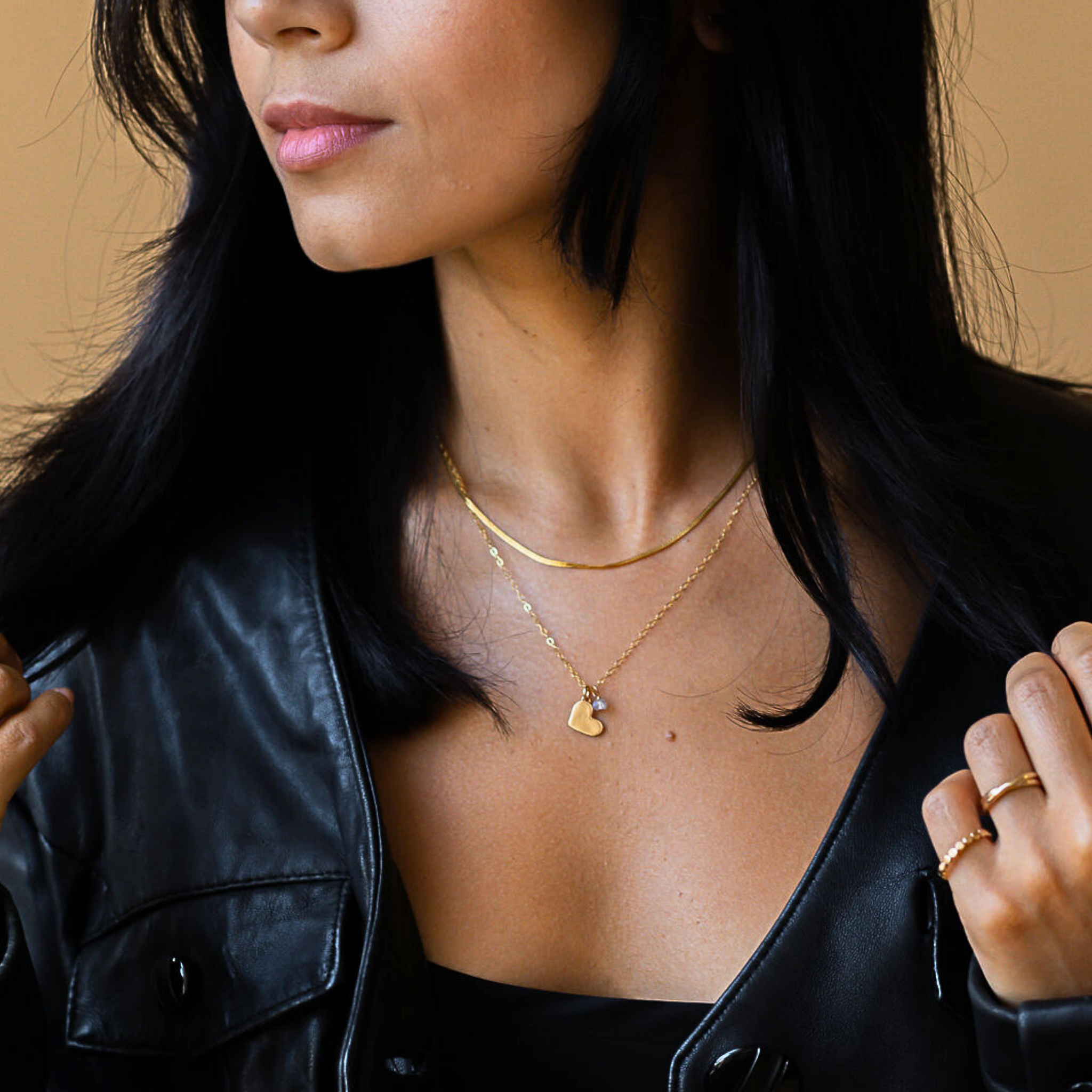 Herringbone Layering Necklaces