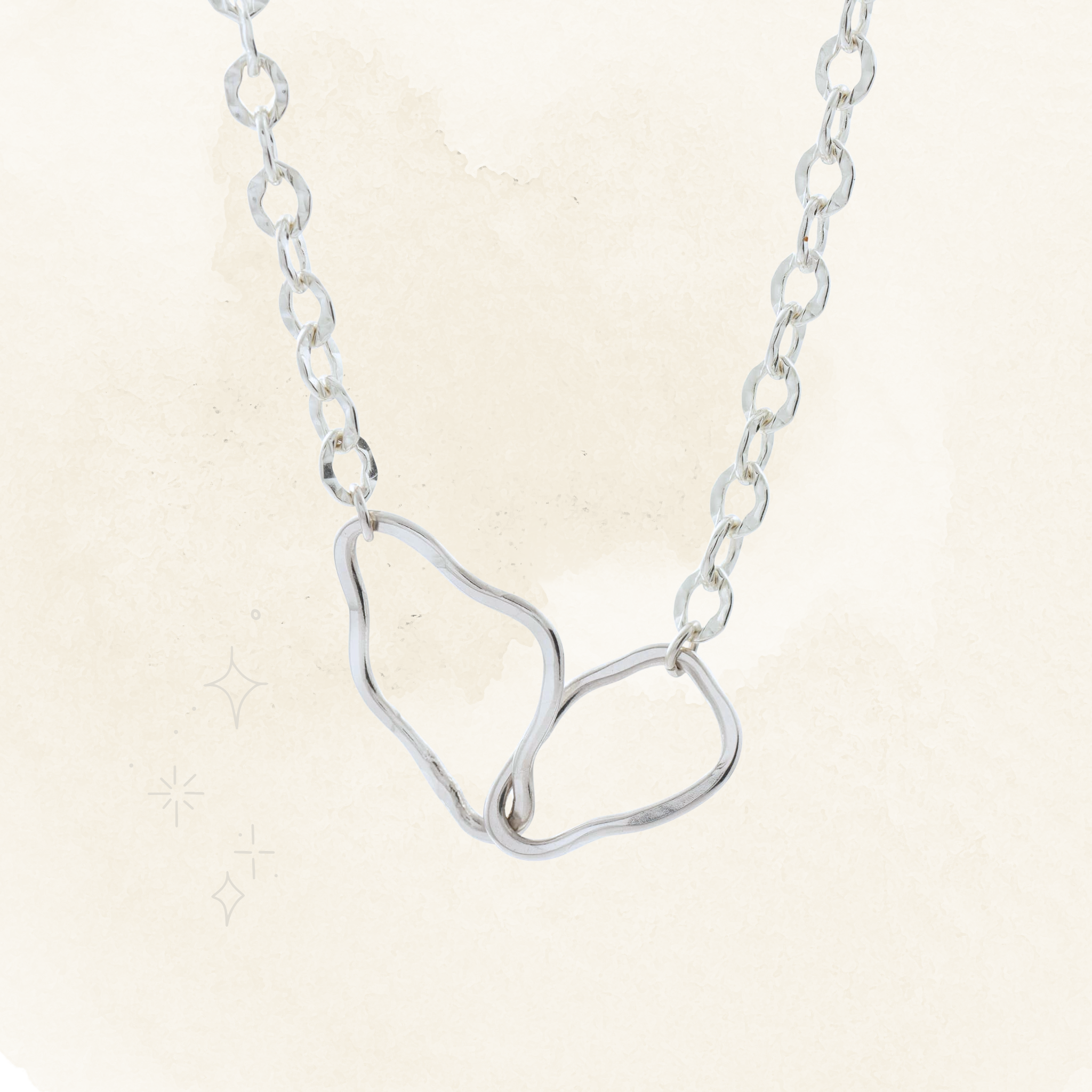 Journey Necklace Double Pendant