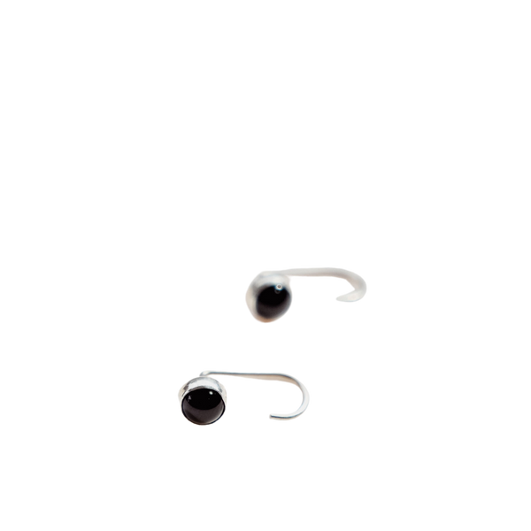 Silver J-Hook Earrings