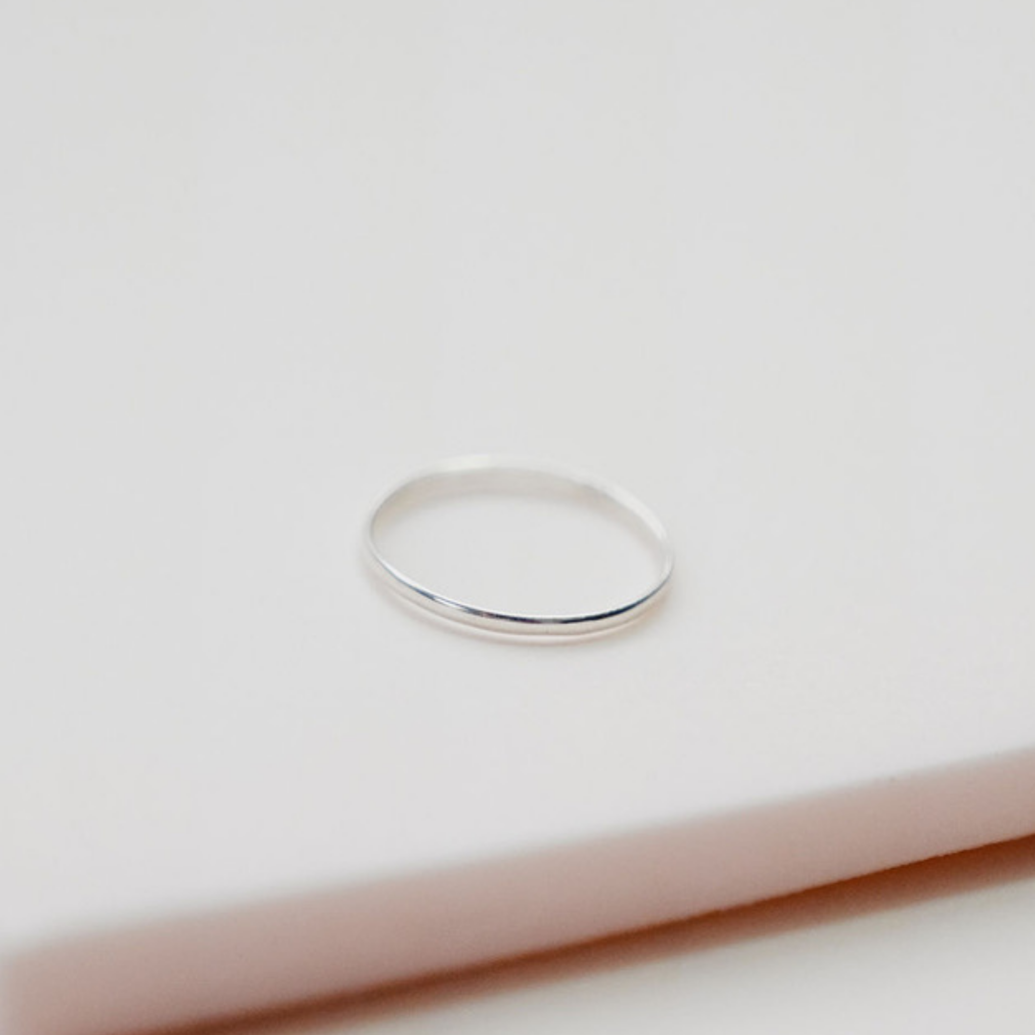 Simple Silver Stacker Ring