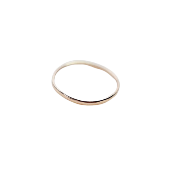 Simple Gold Stacker Ring