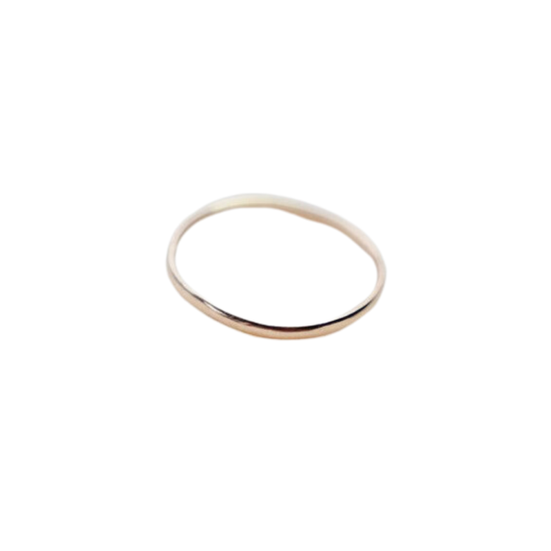 Simple Gold Stacker Ring