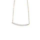 Gold Strand Gemstone Necklace