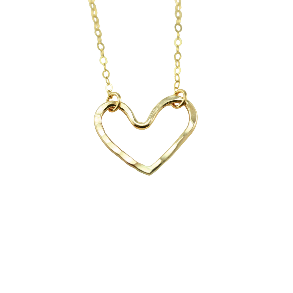 Gold Small Heart Necklace | Devi Arts Collective