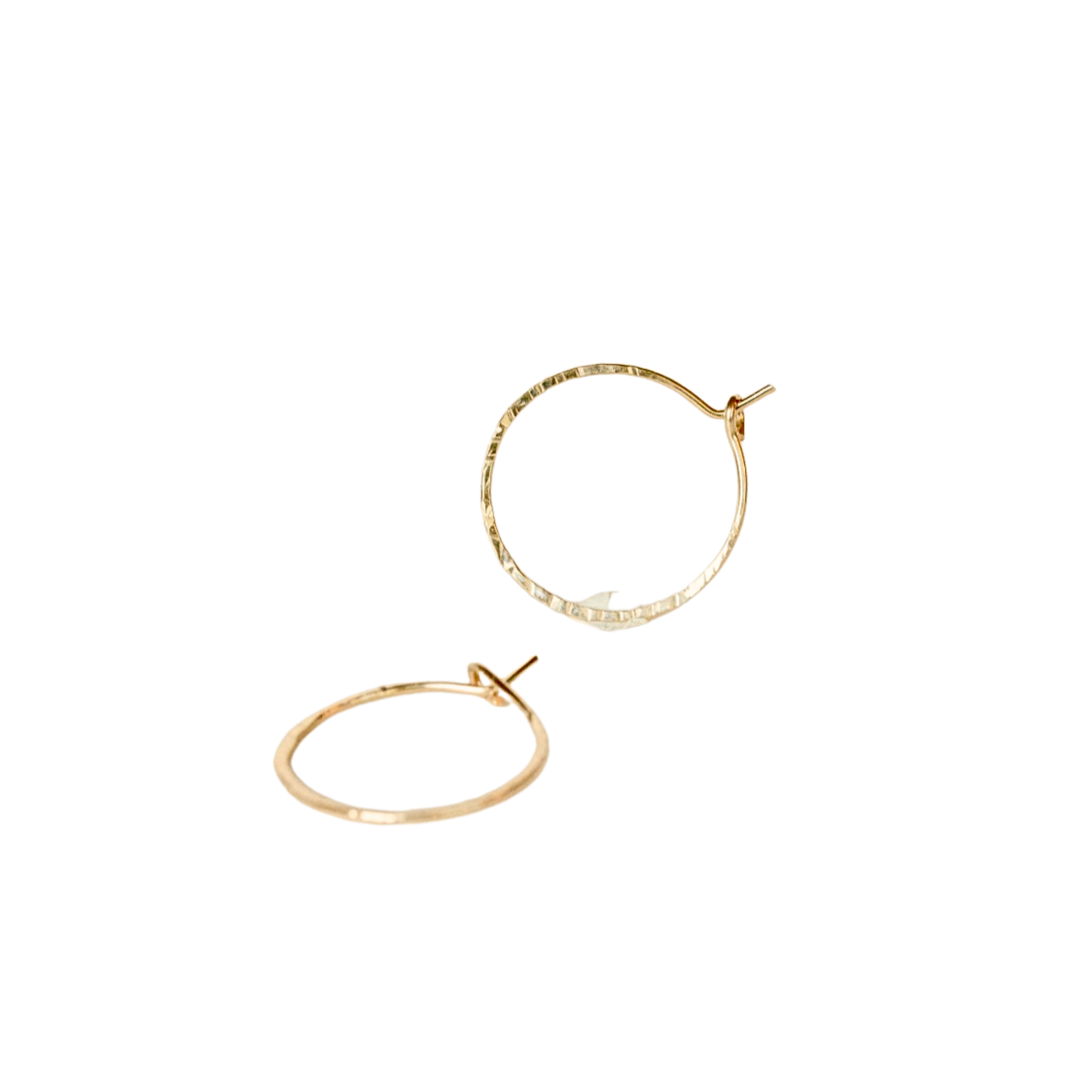 Gold Cleopatra Hoop Earrings