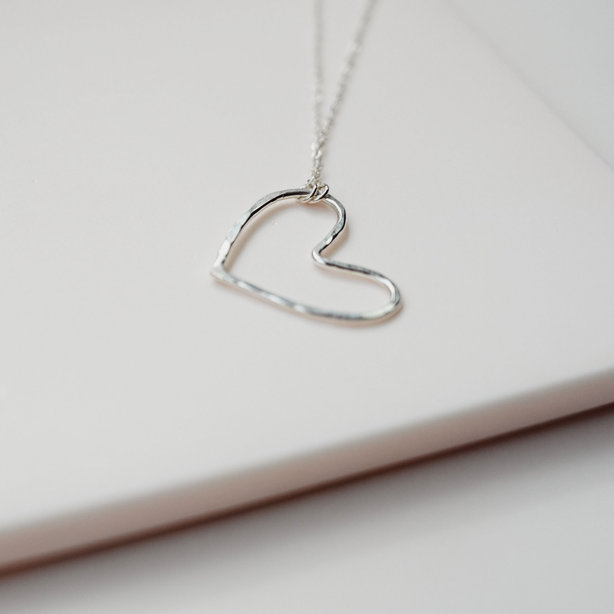 Small Silver Heart Necklace