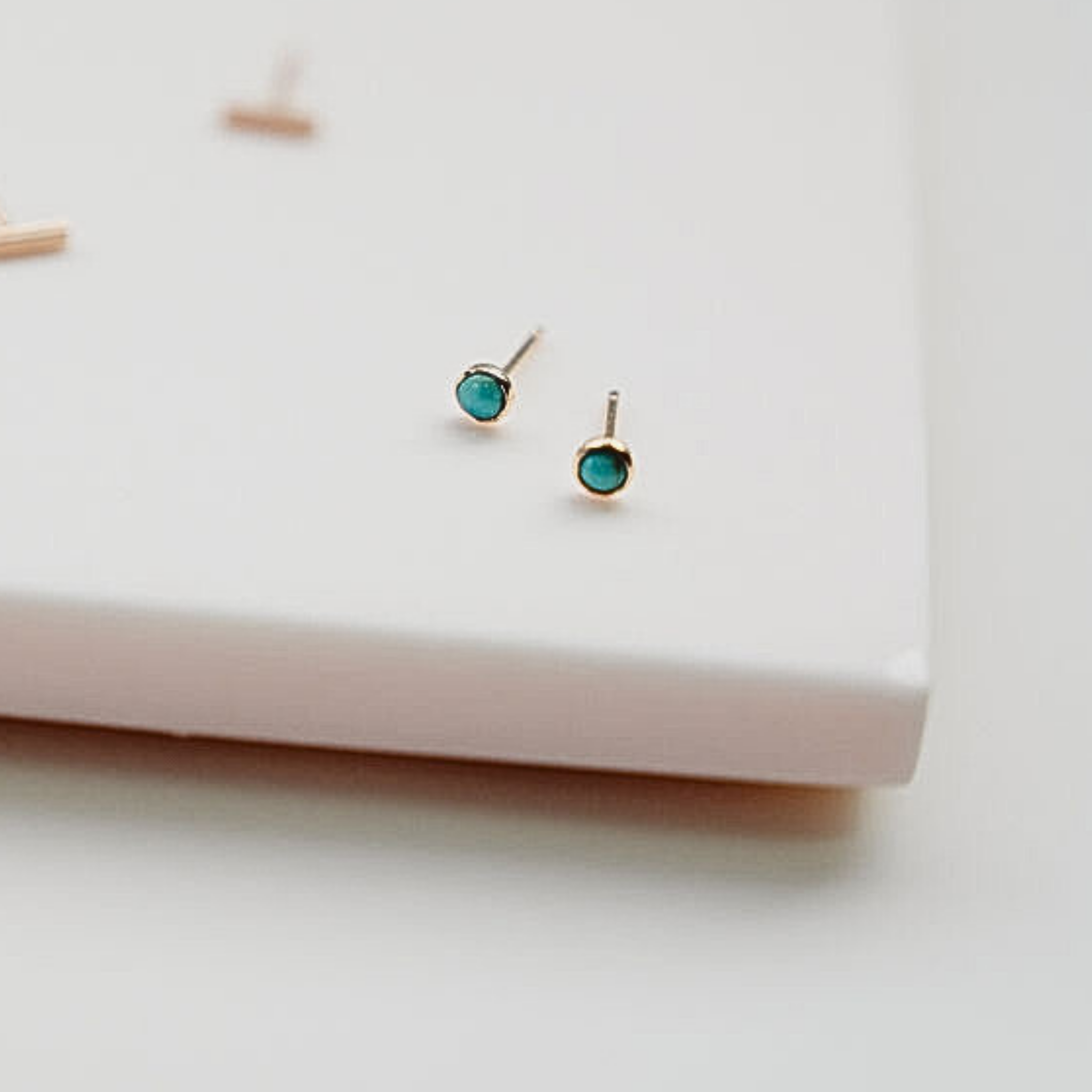 Gold-filled Gemstone Studs