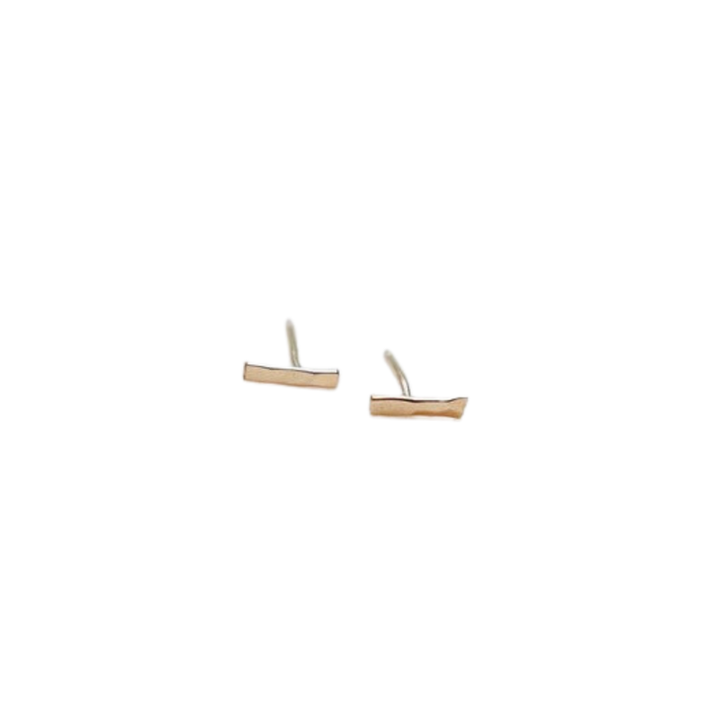 Gold Branch Stud Earrings