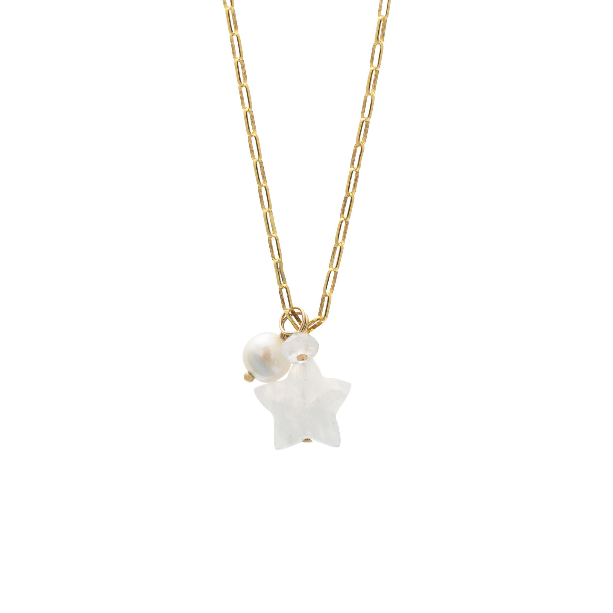 North Star Gold Charm Necklace