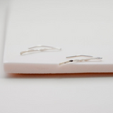 Silver Long Branch Earrings
