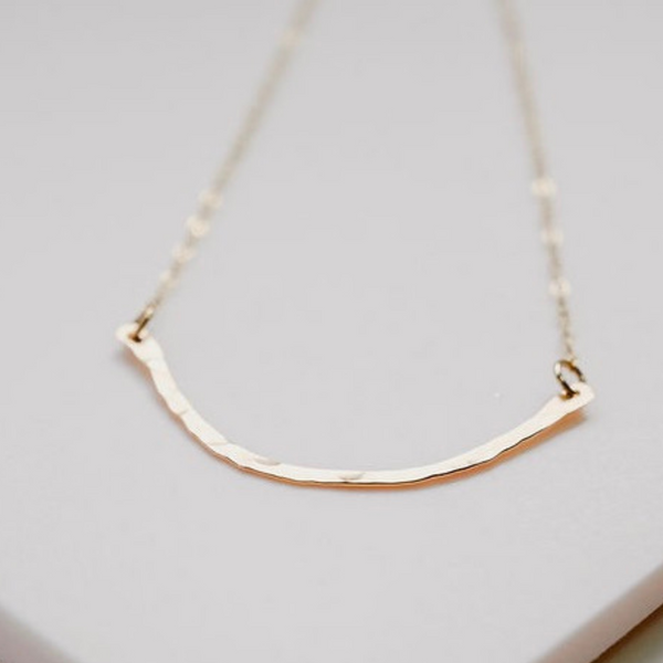 Gold Branch Texture Necklace