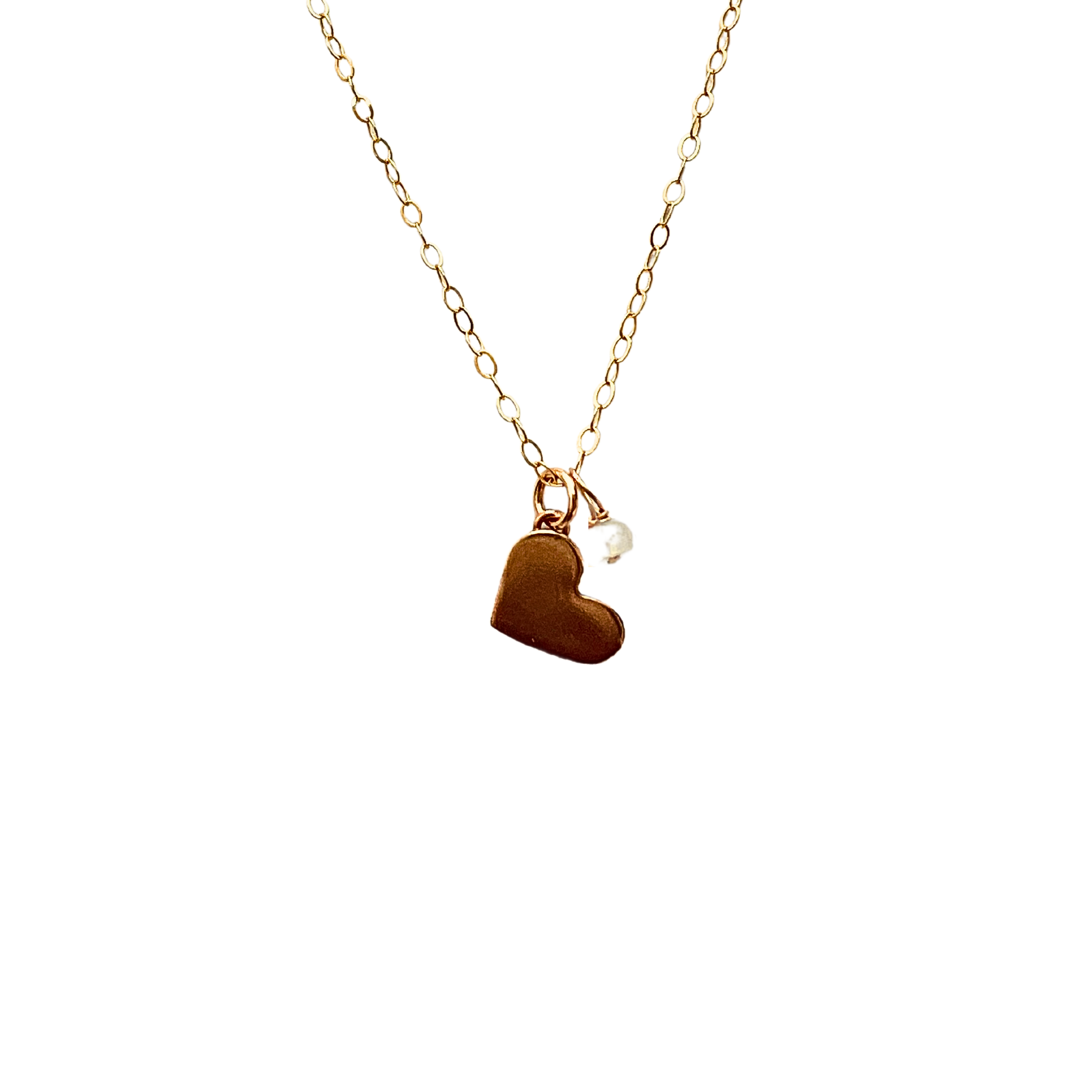 Gold Heart Unity Necklace