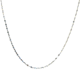 Silver Glitter Layering Necklace